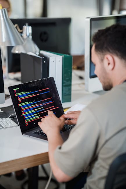 Abstract visualization of a digital network with nodes and connections